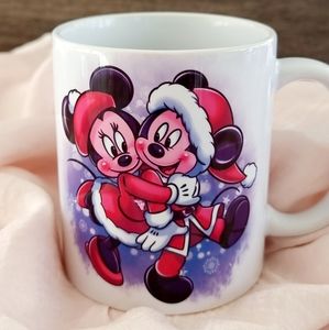 Disney Minnie and Mickey Christmas Mug